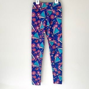 LuLaRoe Disney Frozen Elsa leggings size Tween
